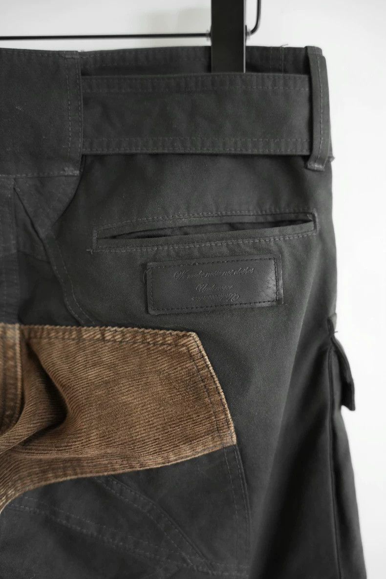 Undercover Undercover size 3 08 aw brushed wax patchwork overalls pan Size US 30 / EU 46 - 5 Thumbnail