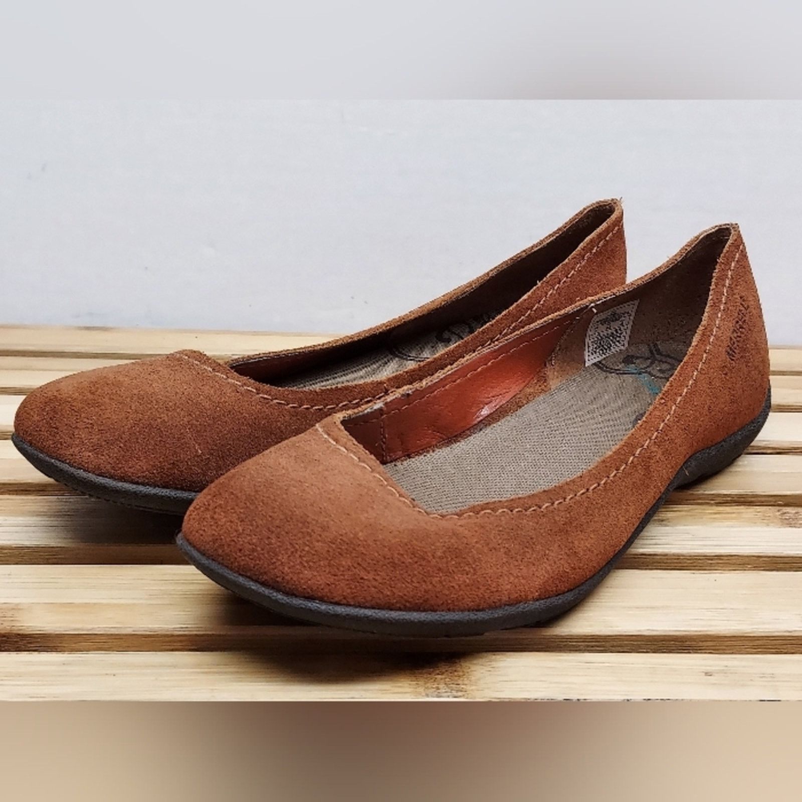 Merrell Merrell Womens | Brown | Avesso Suede Slip On Shoes Size 9 Size US 9 / IT 39 - 1 Thumbnail