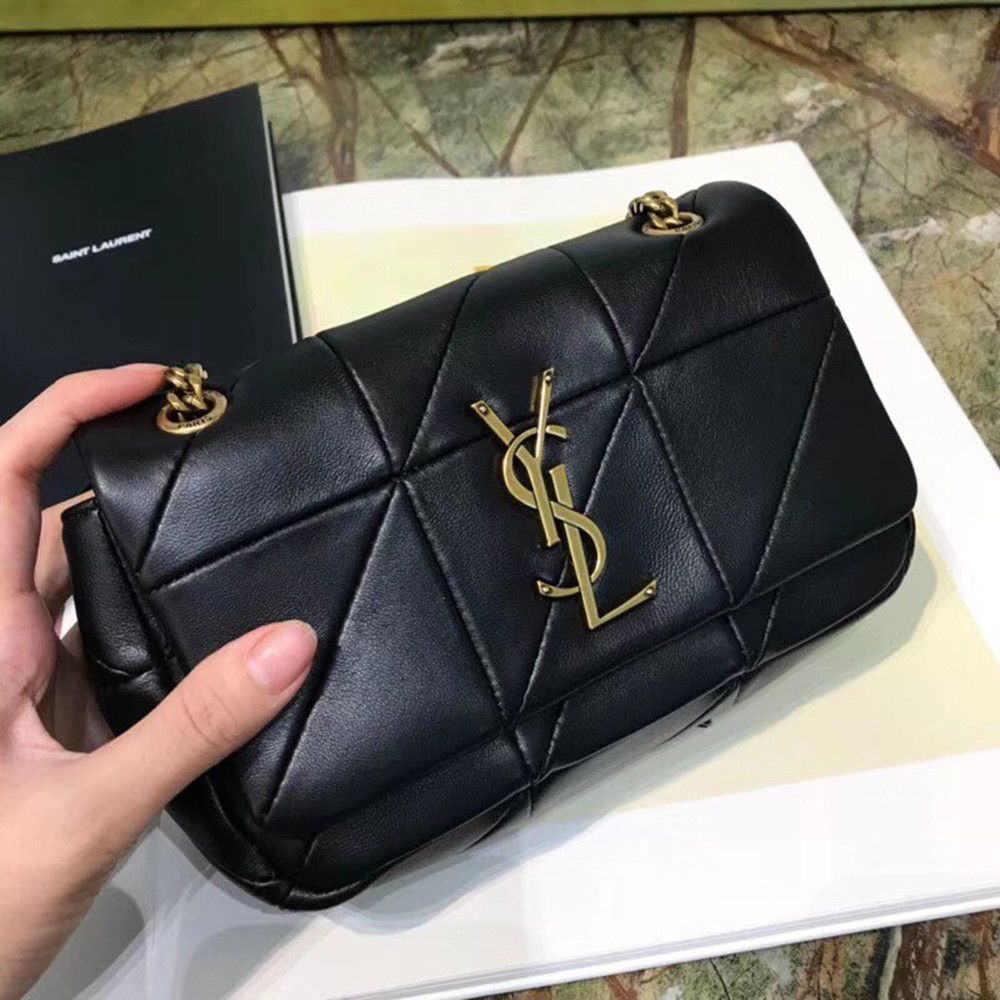 Saint Laurent Paris o1s1wg111024 Size: OS / Small Jamie Lambskin Bag in Black Size ONE SIZE - 1 Thumbnail
