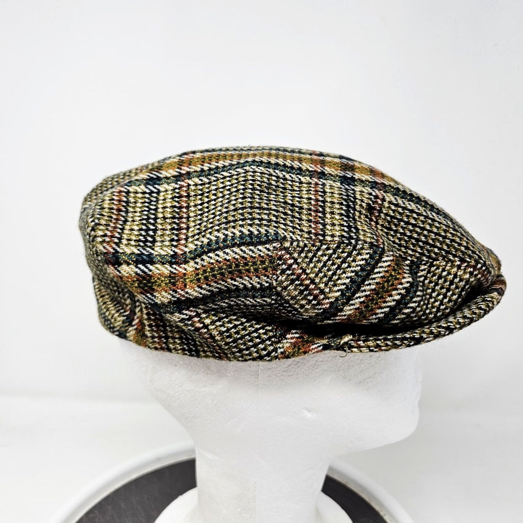 Vintage Vintage Forsyth of Edinburgh Flat Cap Mens 6 7/8 Wool Plaid Tweed Size ONE SIZE - 3 Thumbnail