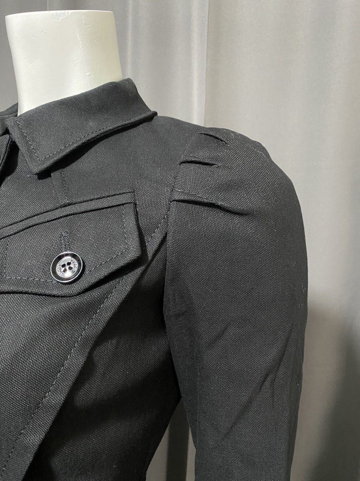 Gucci Fall 2007 Gucci- Belted Military Type Jacket Size XS / US 0-2 / IT 36-38 - 7 Thumbnail