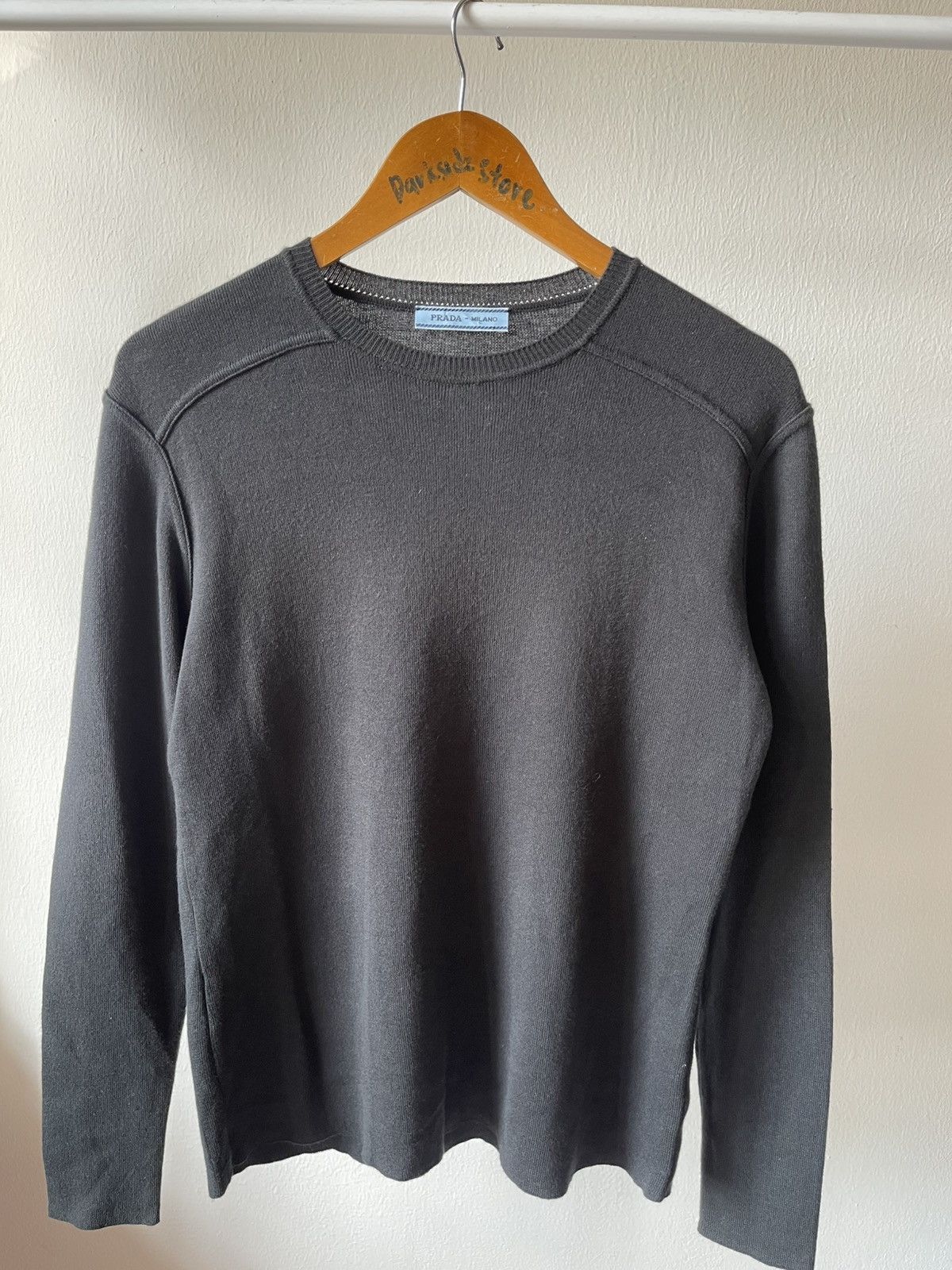 Prada Prada Milano Cotton Baumwolle Sweater Size US S / EU 44-46 / 1 - 2 Thumbnail