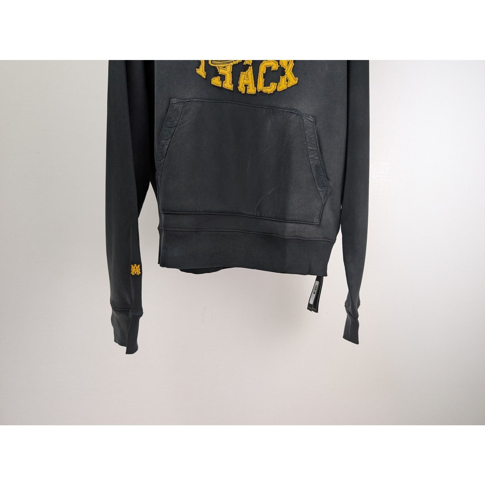 Amiri o1rshd1 Q:2 / Track Hoodie in Faded Black Size US M / EU 48-50 / 2 - 4 Thumbnail