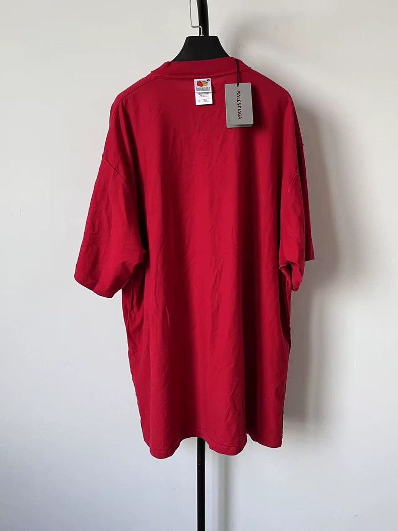 Balenciaga Balenciaga Solid monogrammed crewneck short sleeve T-shirt Size US L / EU 52-54 / 3 - 2 Thumbnail
