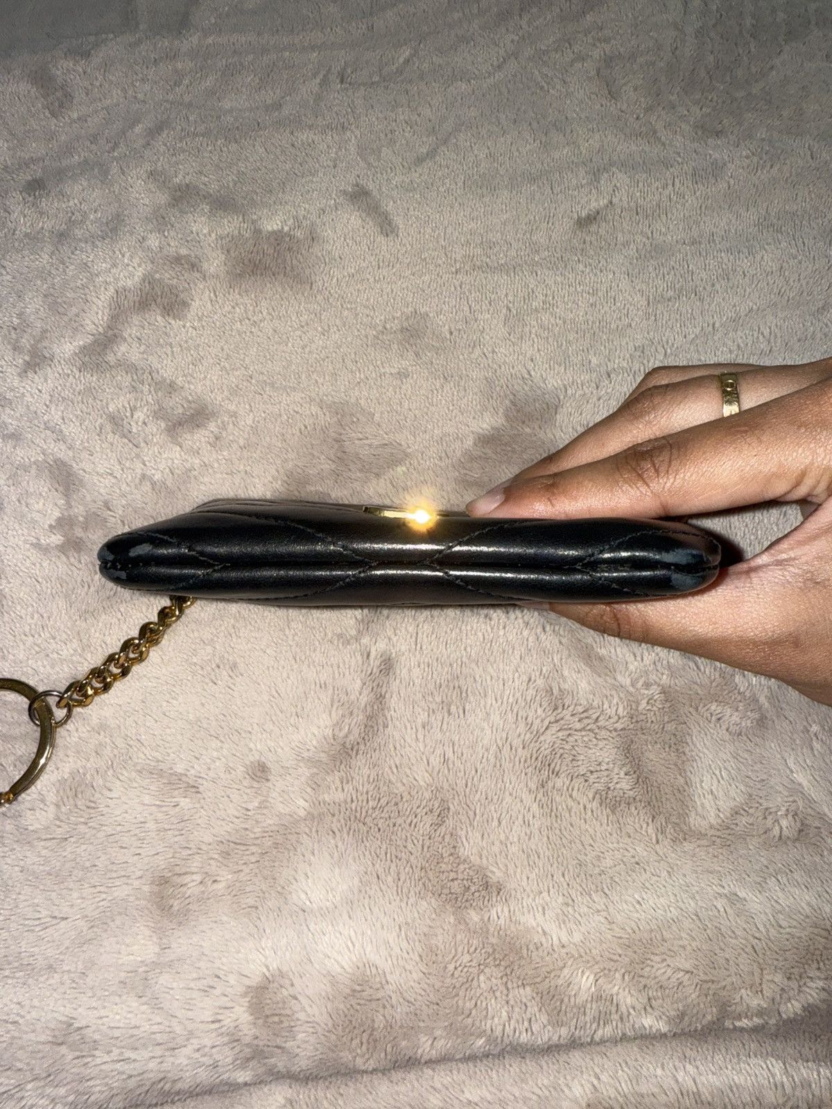 Yves Saint Laurent YSL CASSANDRE MATELASSÉ KEY POUCH IN SMOOTH LEATHER Size ONE SIZE - 4 Thumbnail