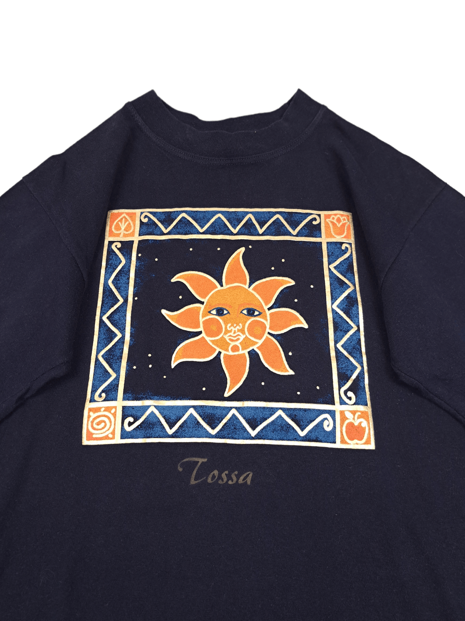 Japanese Brand × Vintage 💎 Vintage Sun Tossa Catalonia Spain Holiday Gobelin T-shirt Size US S / EU 44-46 / 1 - 3 Thumbnail