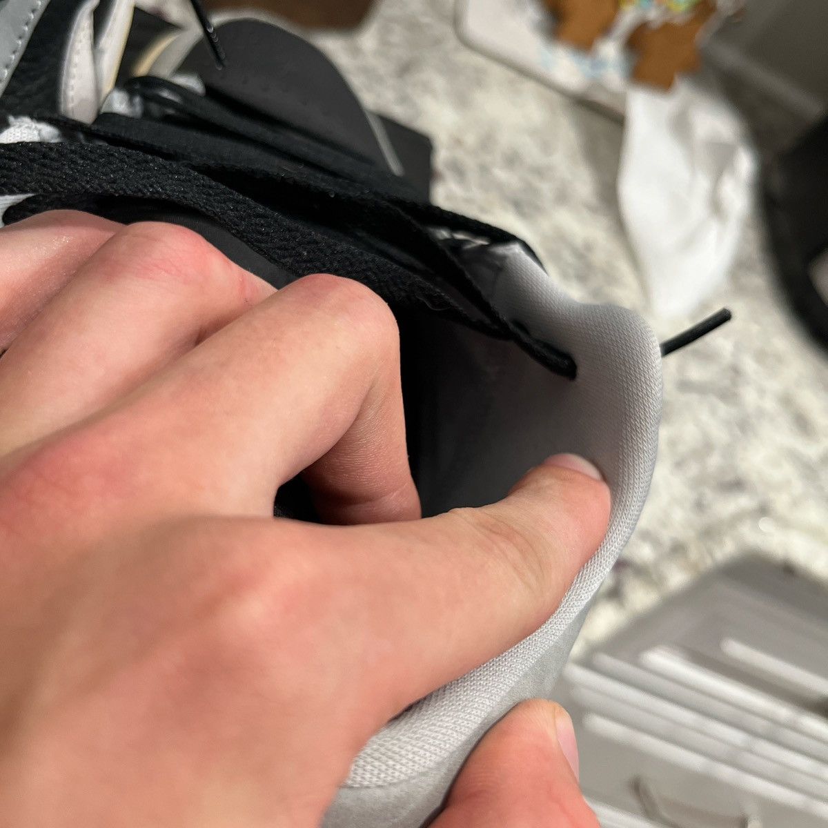 Nike jordan 1 lows black and grey Size US 10 / EU 43 - 5 Thumbnail