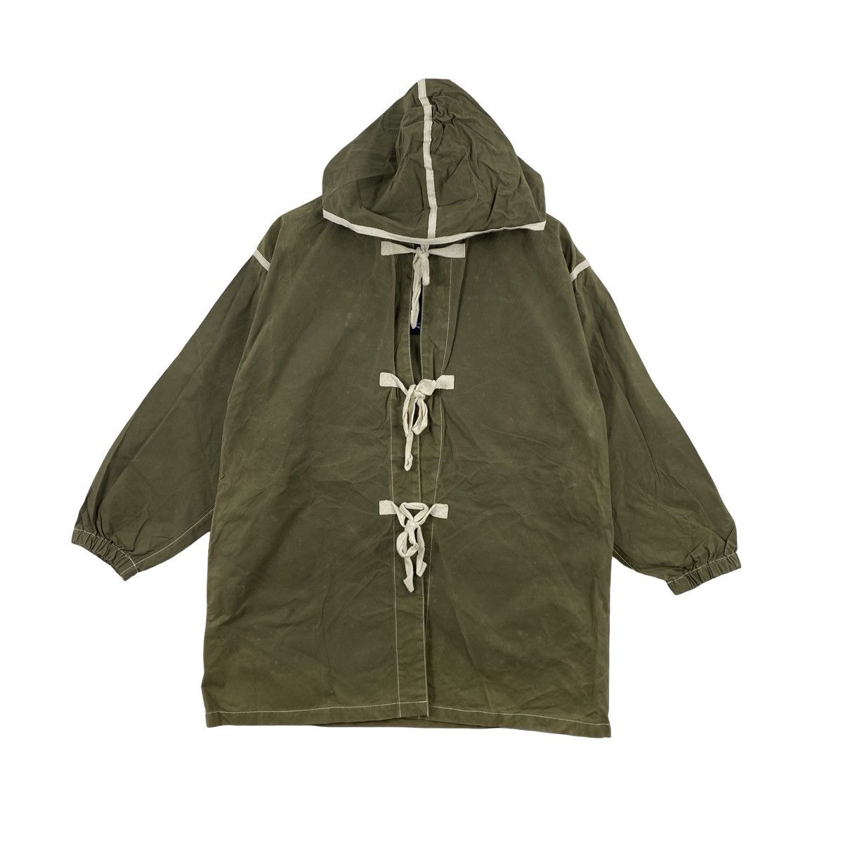 Vintage Vintage MENSWEAR OUTDOOR CLUB HALLY Stevensons Waxed Hooded Size US L / EU 52-54 / 3 - 4 Thumbnail