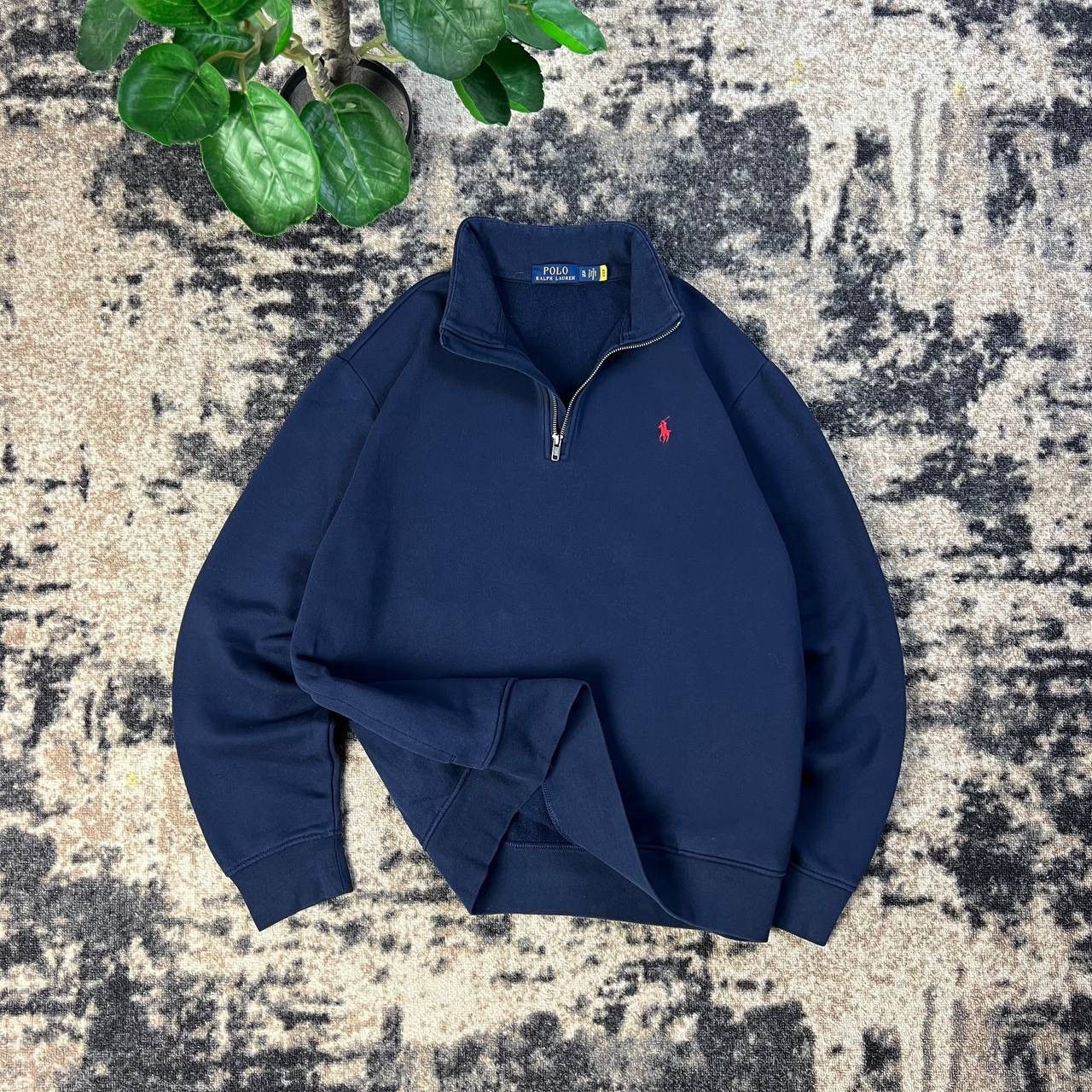 Polo Ralph Lauren Polo Ralph Lauren Luxury Quarter Zip Up Sweatshirt Size US XL / EU 56 / 4 - 1 Thumbnail