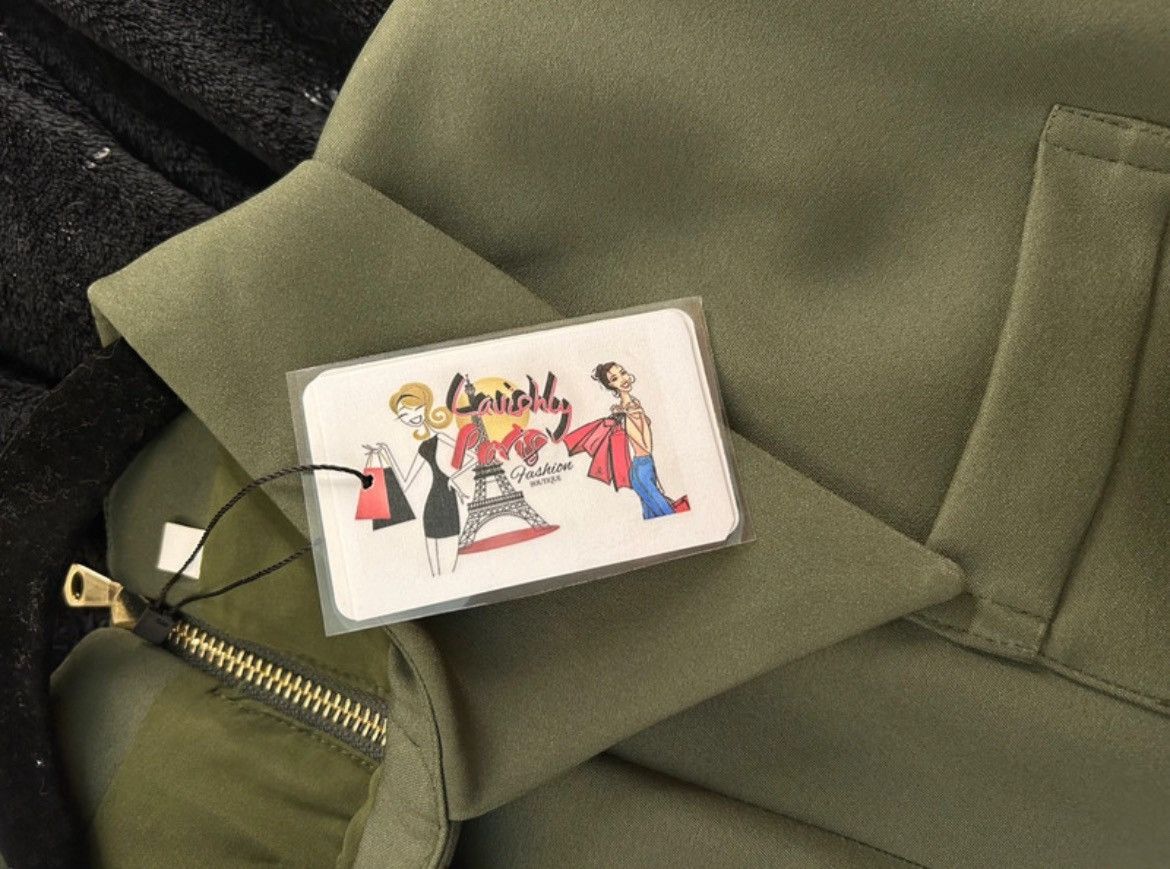 Designer × Other NWT, Lavishly Paris Designer Army Cape Designer Mini Dress. Size M / US 6-8 / IT 42-44 - 15 Thumbnail
