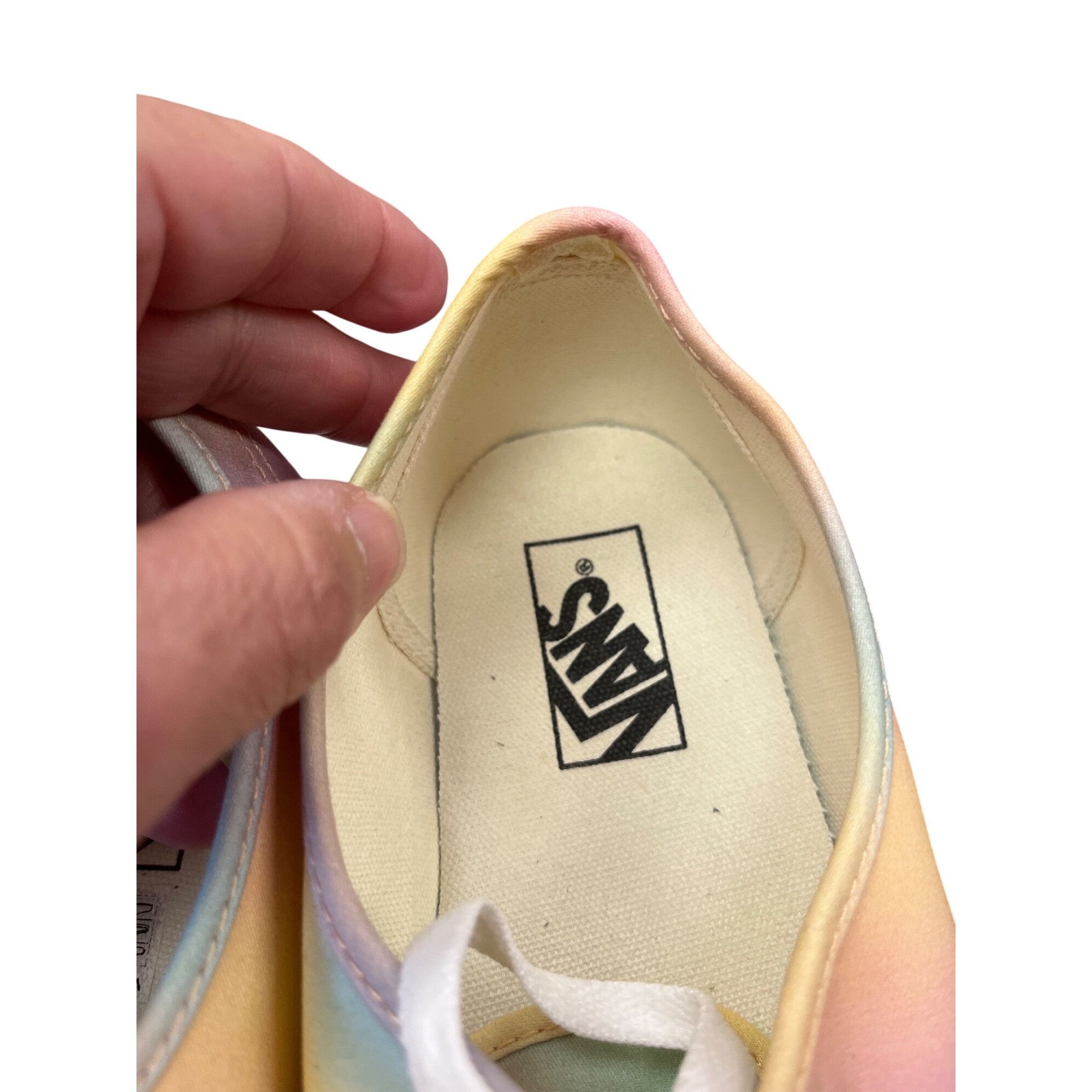 Vans Vans mens womans yellow pink low top sneakers sz 10.5m/12w S Size US 10.5 / EU 43-44 - 10 Thumbnail