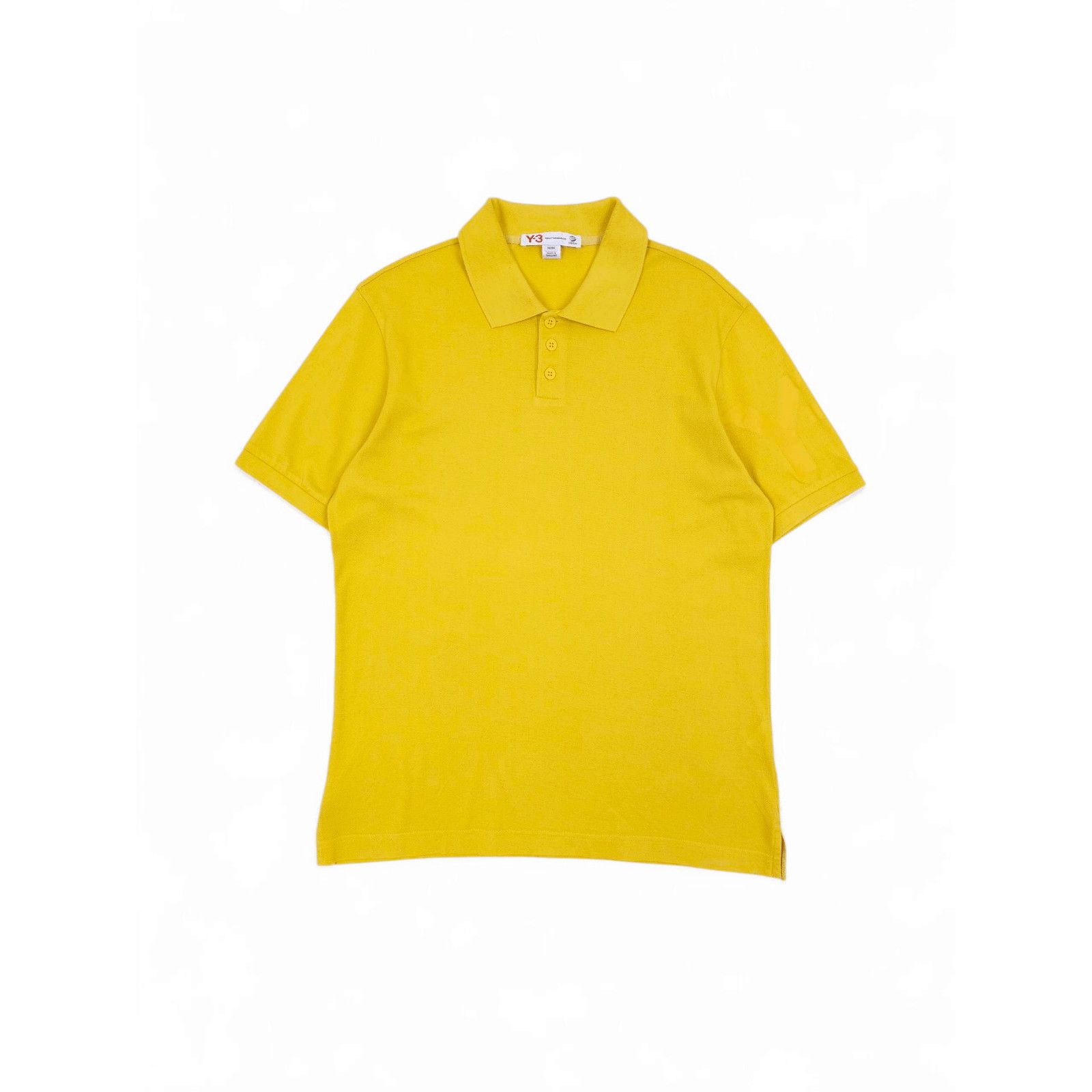 Yohji Yamamoto 💎 Vintage Y-3 x Adidas Yellow Polo Shirt T-shirt Tee Y2K Size US L / EU 52-54 / 3 - 1 Thumbnail