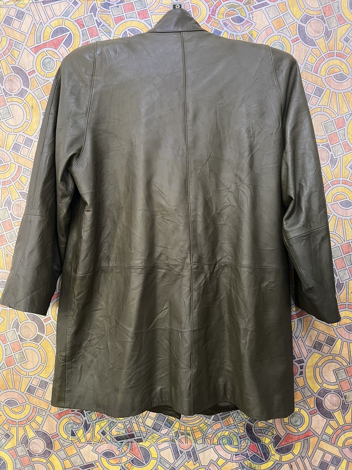 Japanese Brand × Leather 90s Vintage Marie Clair Lamb Leather Coat Marie Claire. GJ37 Size US L / EU 52-54 / 3 - 2 Thumbnail