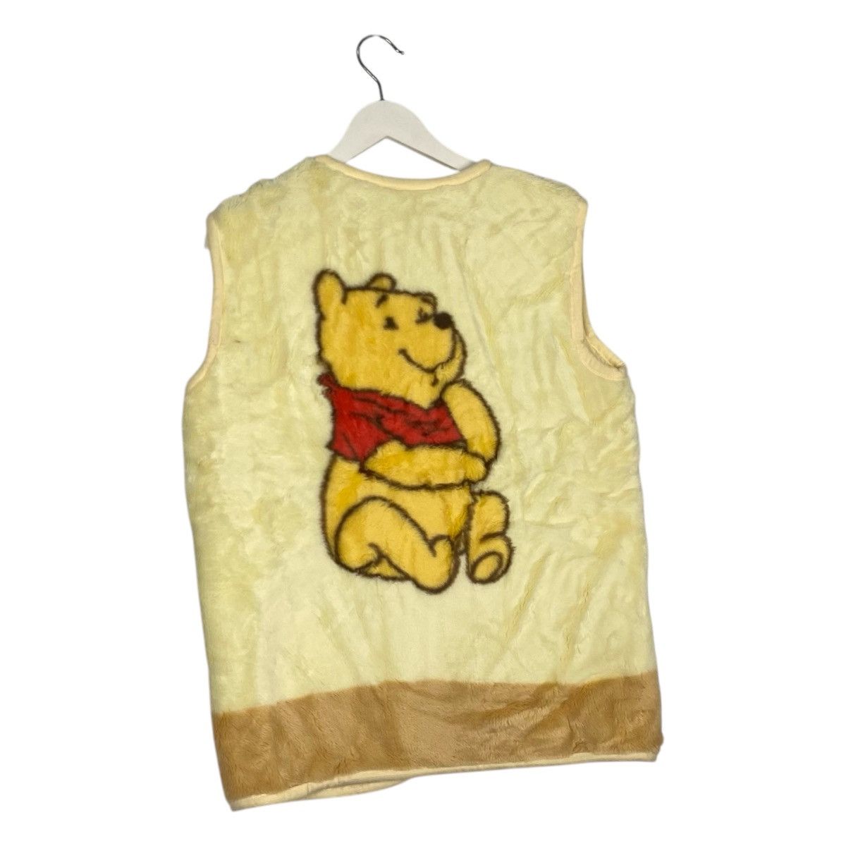 Disney × Vintage Vintage THE POOH CARTOON DISNEY BIG LOGO FLEECE ZIPPER VEST Size US S / EU 44-46 / 1 - 6 Thumbnail