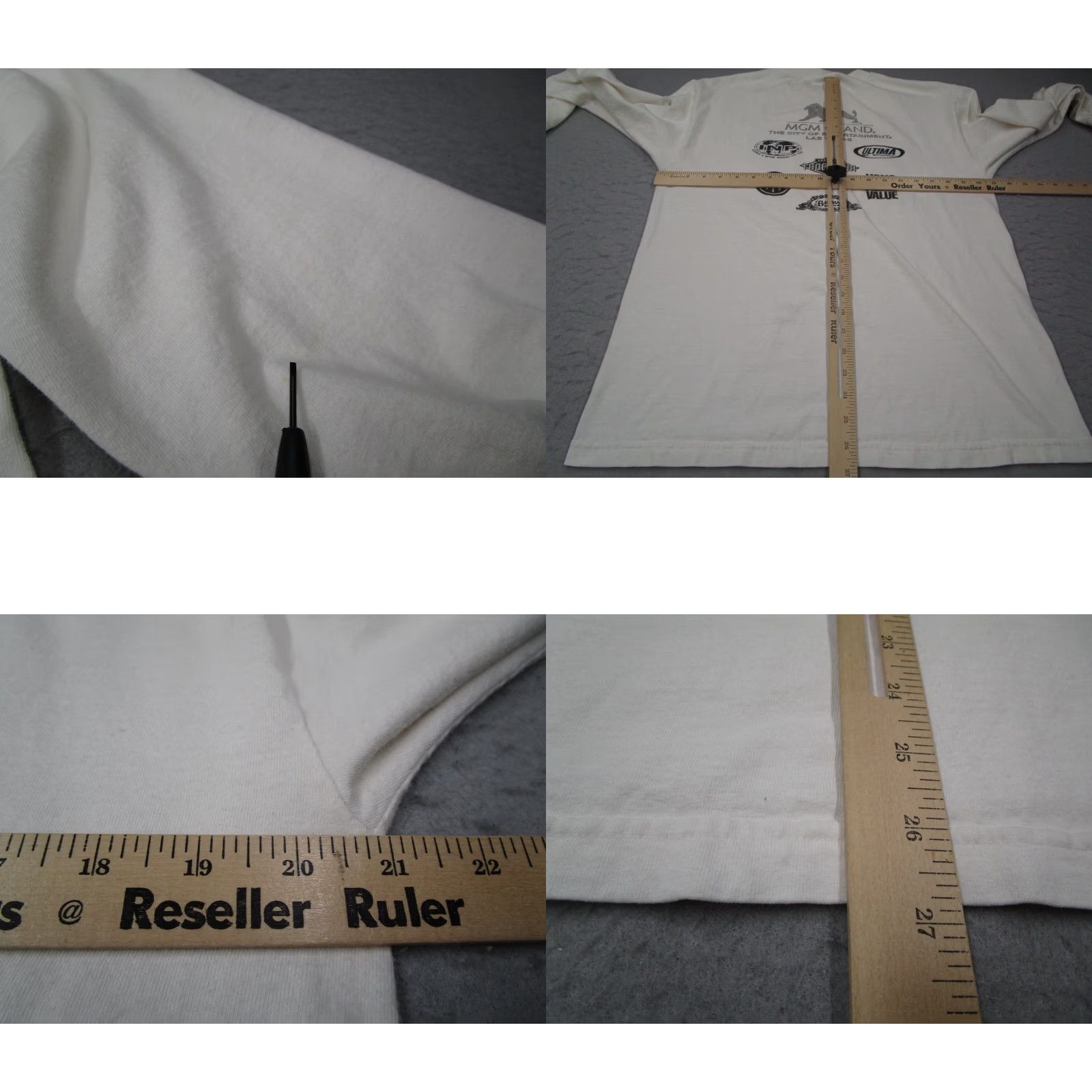 Vintage VINTAGE Las Vegas Marathon Shirt Men Large White Waltco 2002 Long Sleeve Graphic Size US L / EU 52-54 / 3 - 8 Thumbnail