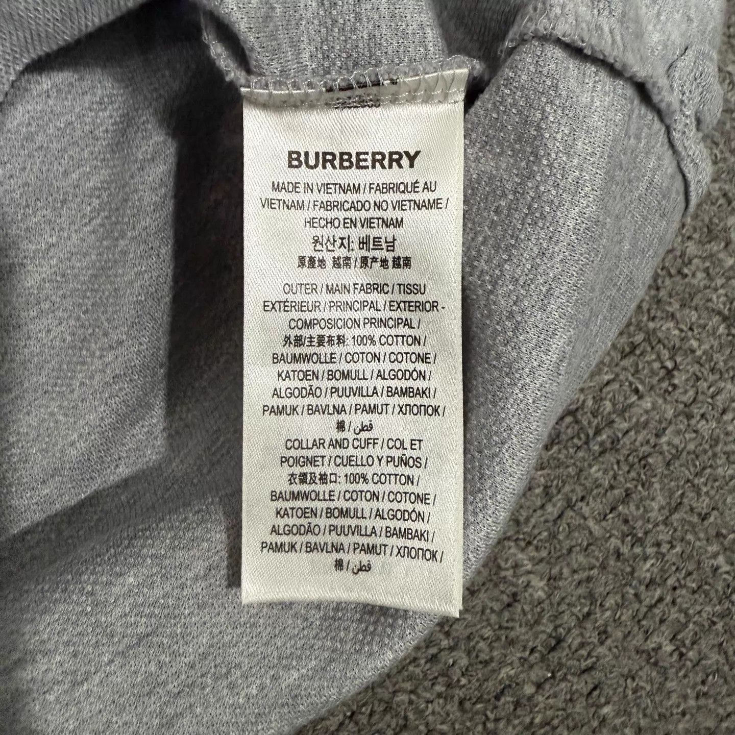 Burberry Burberry Gray TB Stitched Logo Short Polo M 99 New Size US M / EU 48-50 / 2 - 4 Thumbnail