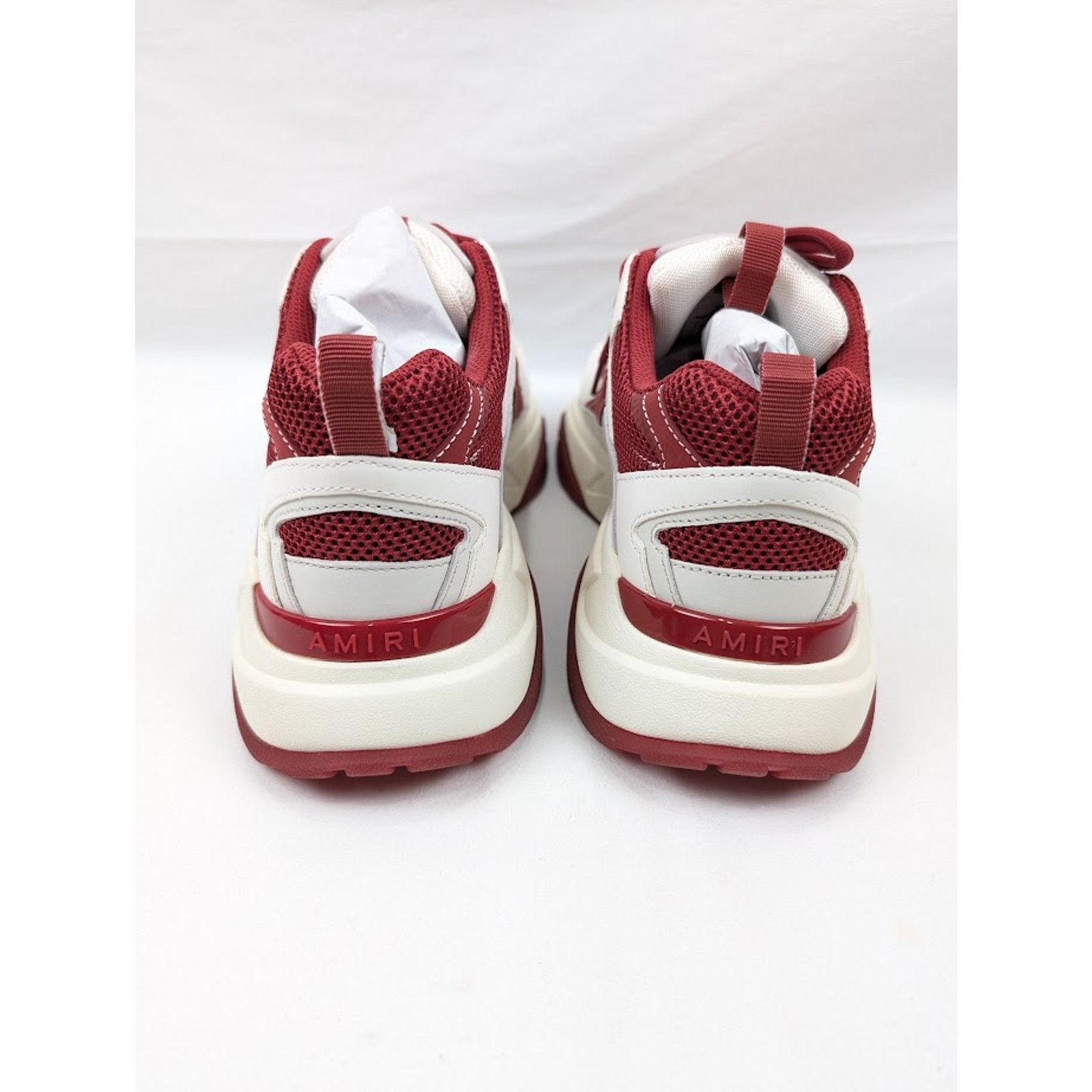 Amiri o1rshd1 Bone Runner in Cream/Red Size US 10 / EU 43 - 18 Thumbnail