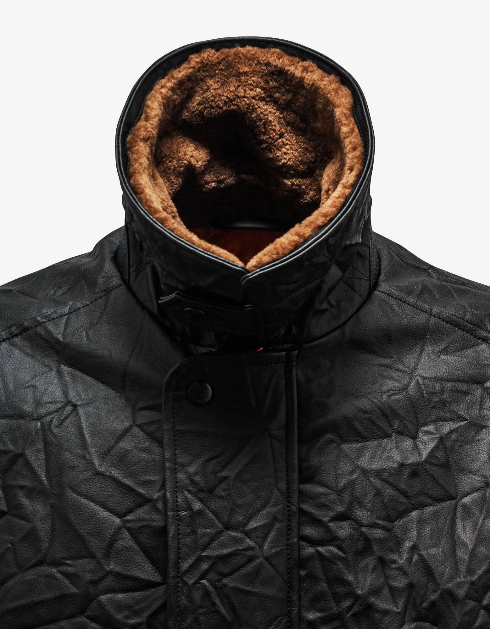 Balenciaga o1mt1gz1024 Worn Out Bomber Jacket in Black Size US XS / EU 42 / 0 - 2 Thumbnail