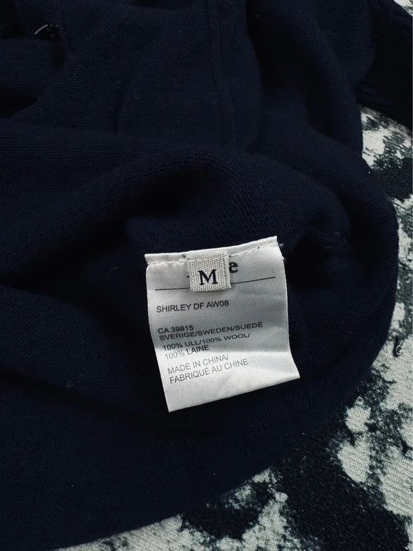 Acne Studios Acne Studios navy blue wool cardigan sweater M Size M / US 6-8 / IT 42-44 - 5 Thumbnail