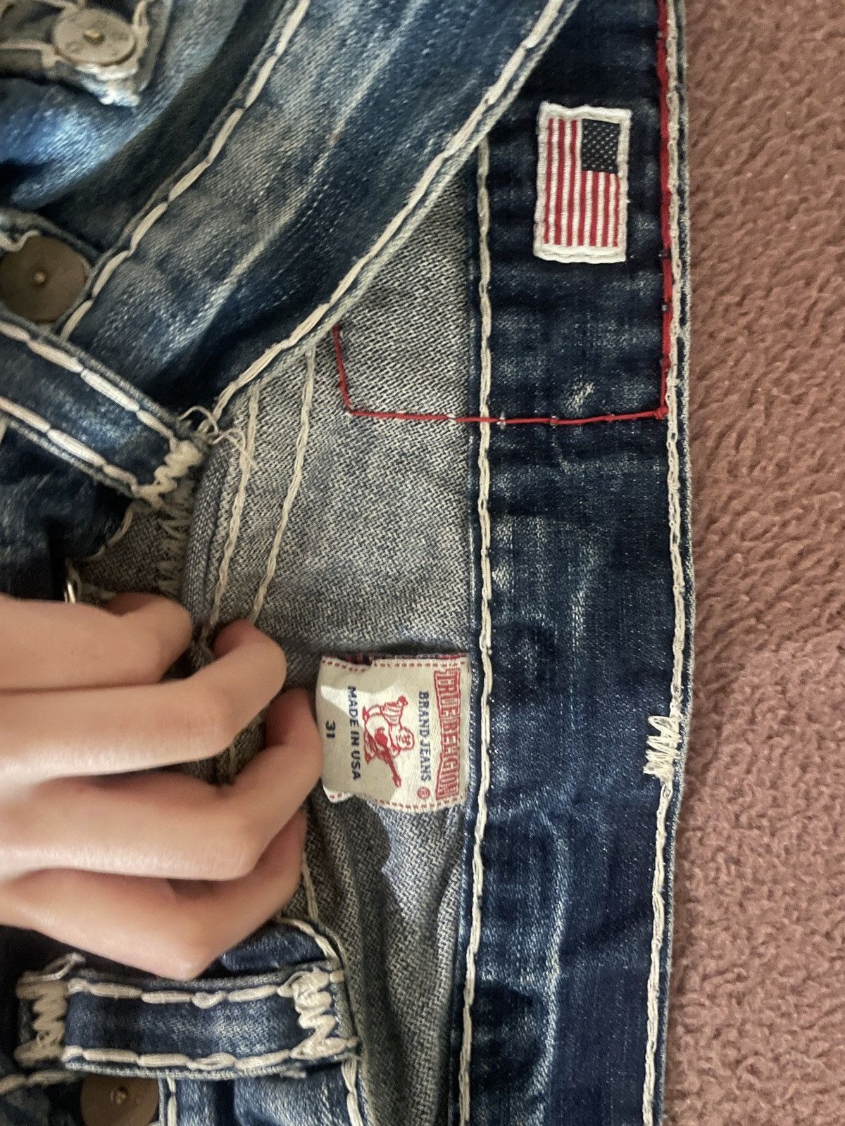 True Religion True Religion Distressed Jeans Size US 31 - 3 Thumbnail