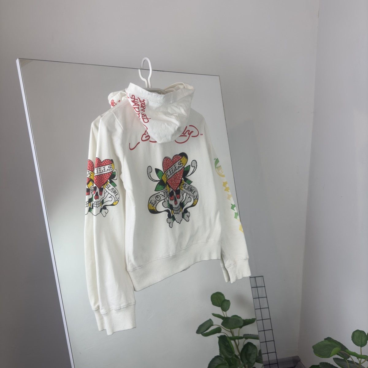 Ed Hardy Ed Hardy Vintage Big Skull Zip Hoodie Size L / US 10 / IT 46 - 2 Thumbnail