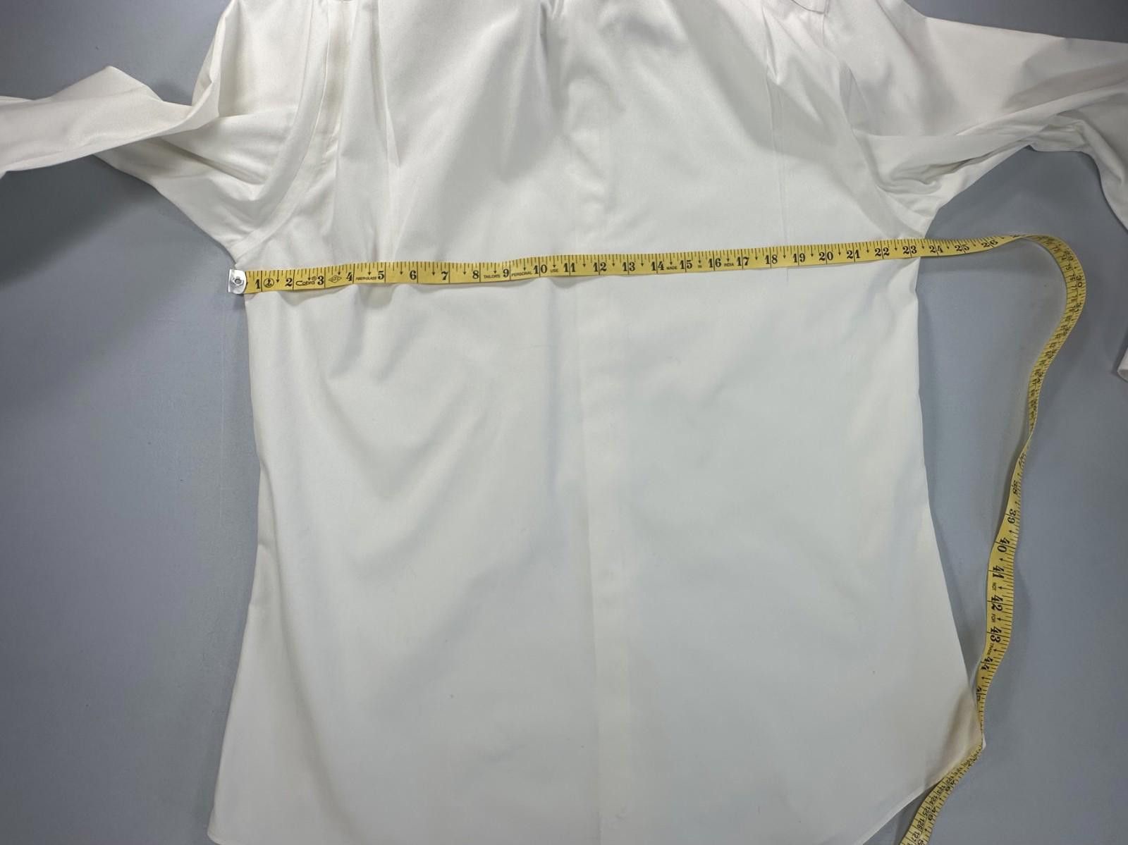 Nordstrom Nordstrom Trad. Fit Wrinkle Free White Mens 35 Button-Down Size 36R - 7 Thumbnail