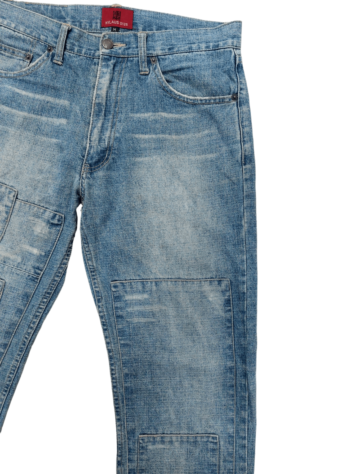 Vintage Nylaus 0125 Patchwork Denim Size US 32 / EU 48 - 7 Thumbnail