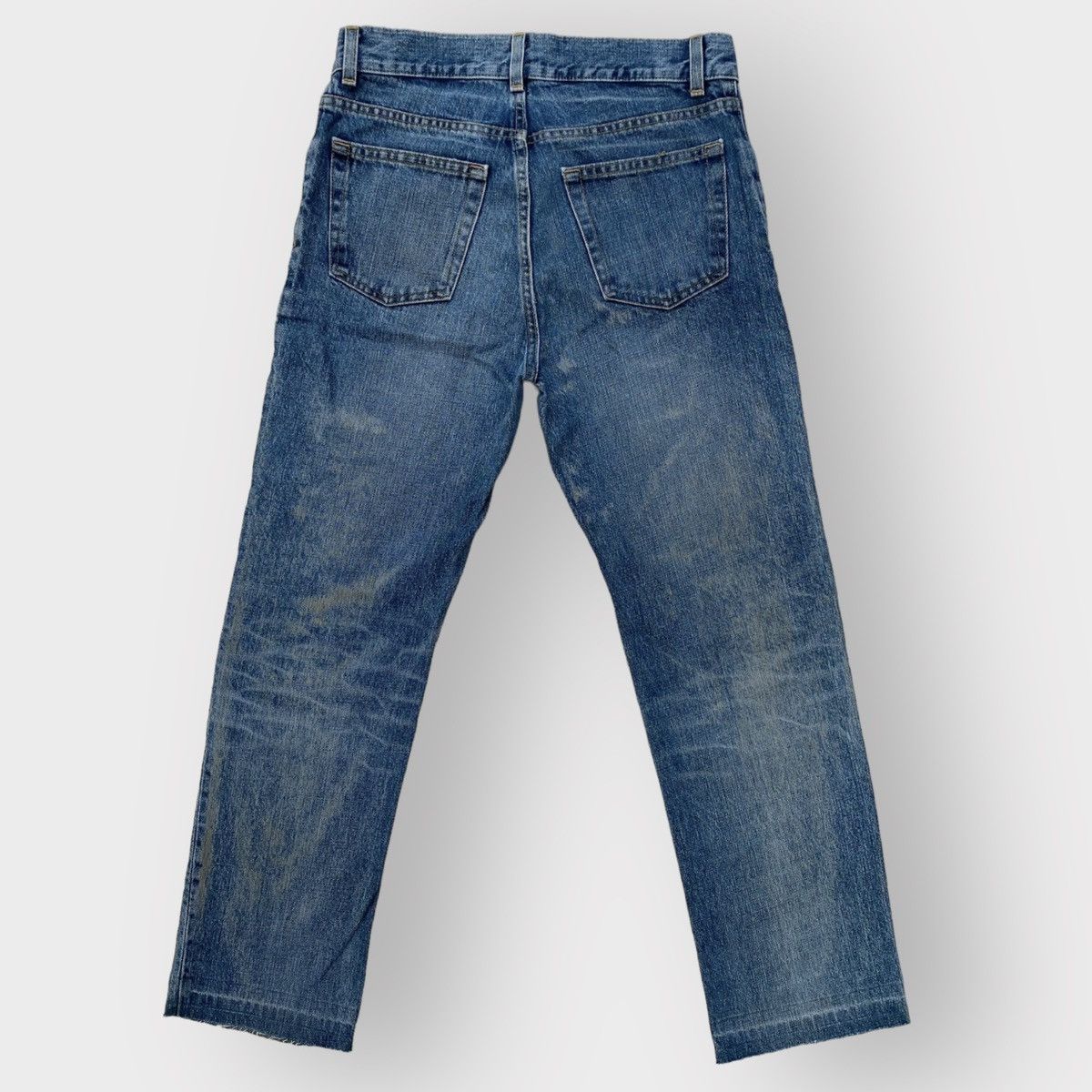 Helmut Lang Vintage 1999 Burned Denim Classic Cut Size US 30 / EU 46 - 9 Thumbnail