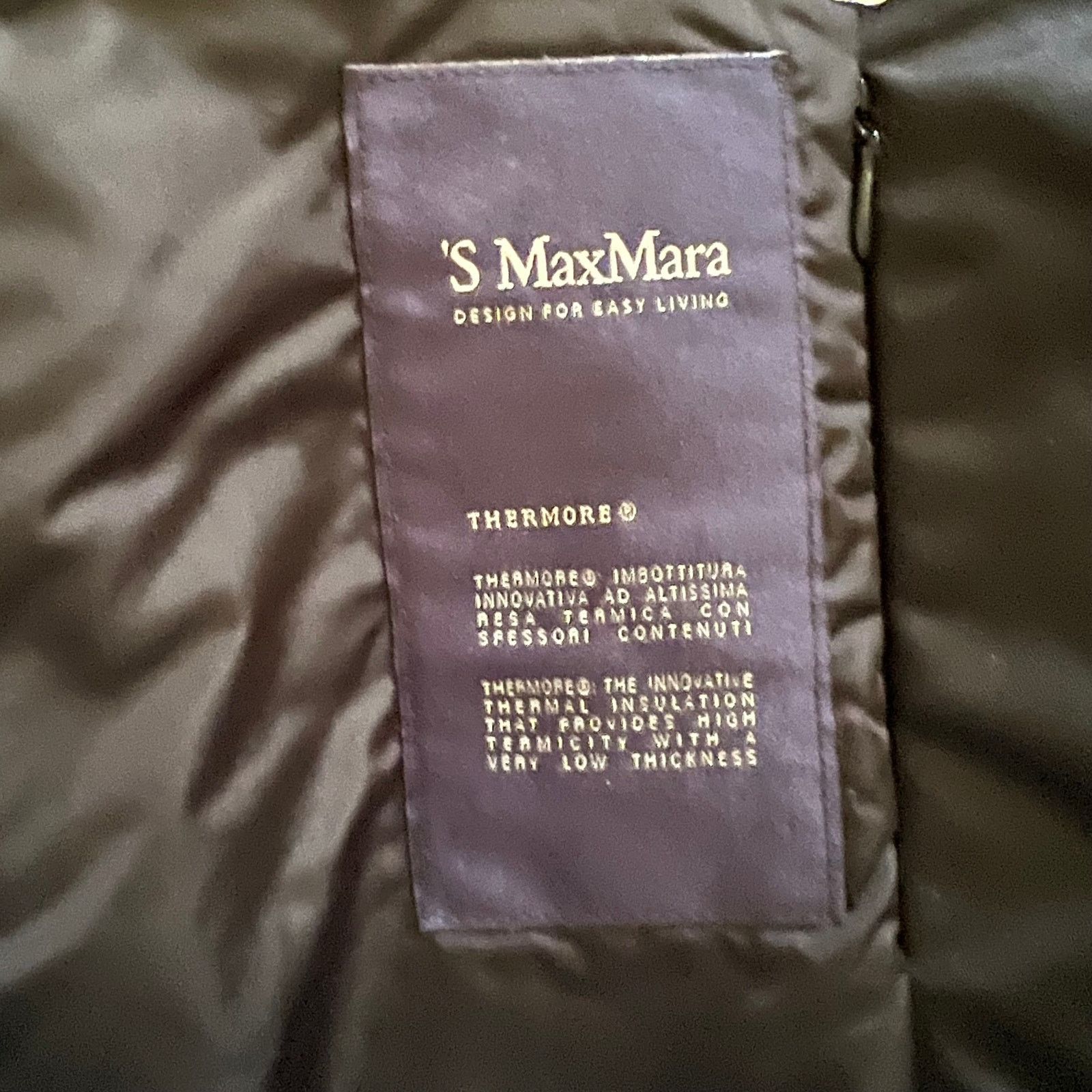 Max Mara 'S MAX MARA Black Trench Coat, Medium/US6 Size M / US 6-8 / IT 42-44 - 10 Thumbnail