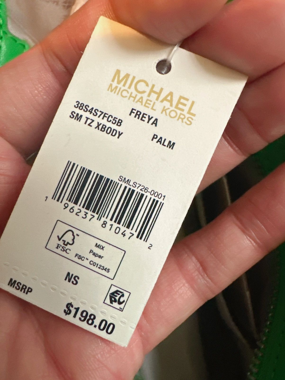 Michael Kors MICHAEL KORS NWT 38S4S7FC5B FREYA Small Leather TZ Size ONE SIZE - 5 Thumbnail