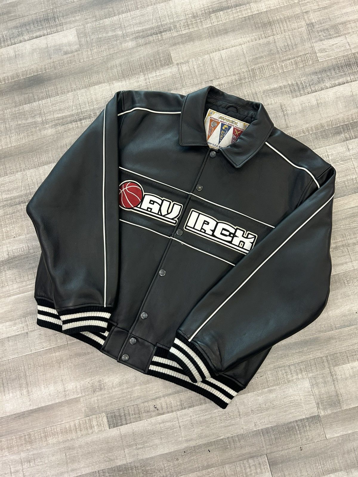 Avirex Avirex Leather Basketball Varsity Jacket Size US XXL / EU 58 / 5 - 1 Thumbnail