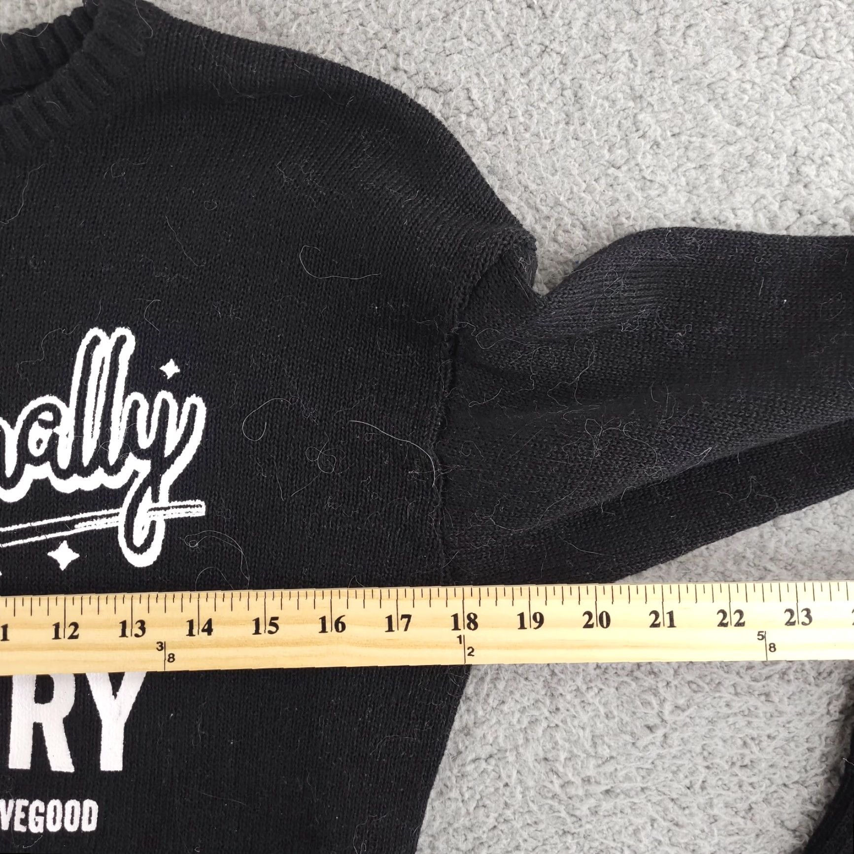 Vintage Harry Potter Luna Lovegood Sweater Mens Medium Black Exceptionally Ordinary Size M / US 6-8 / IT 42-44 - 5 Thumbnail