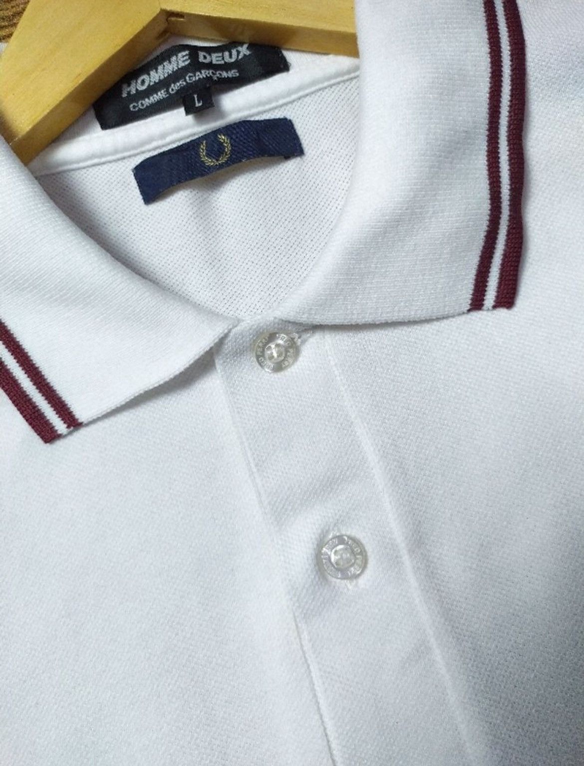 Comme des Garcons SHIRT × Fred Perry Fred Perry X Comme Des Garcons Homme Deux Shirt Size US L / EU 52-54 / 3 - 4 Thumbnail