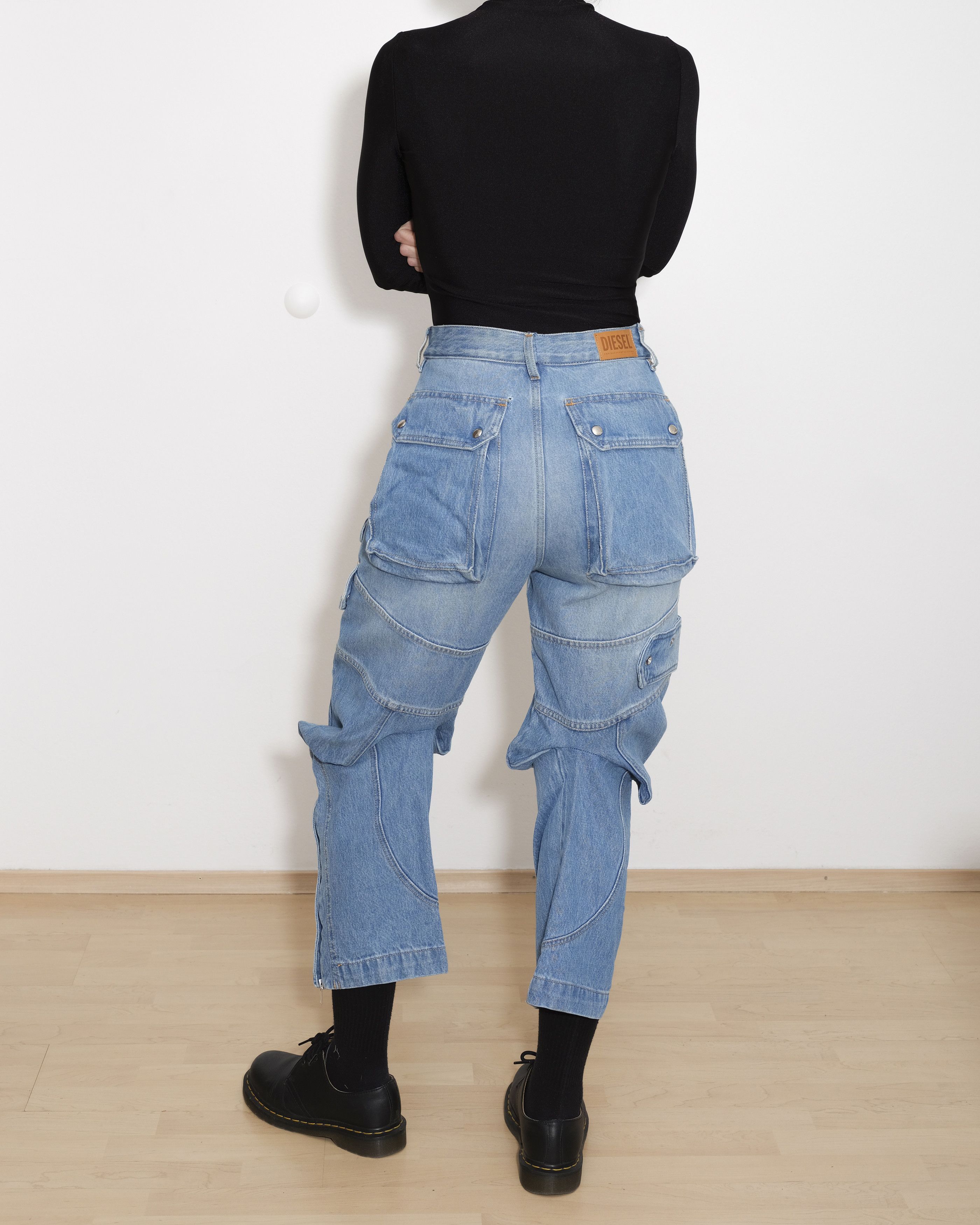 Diesel Diesel Cargo Pants Size 25" / US 0 / IT 36 - 4 Thumbnail