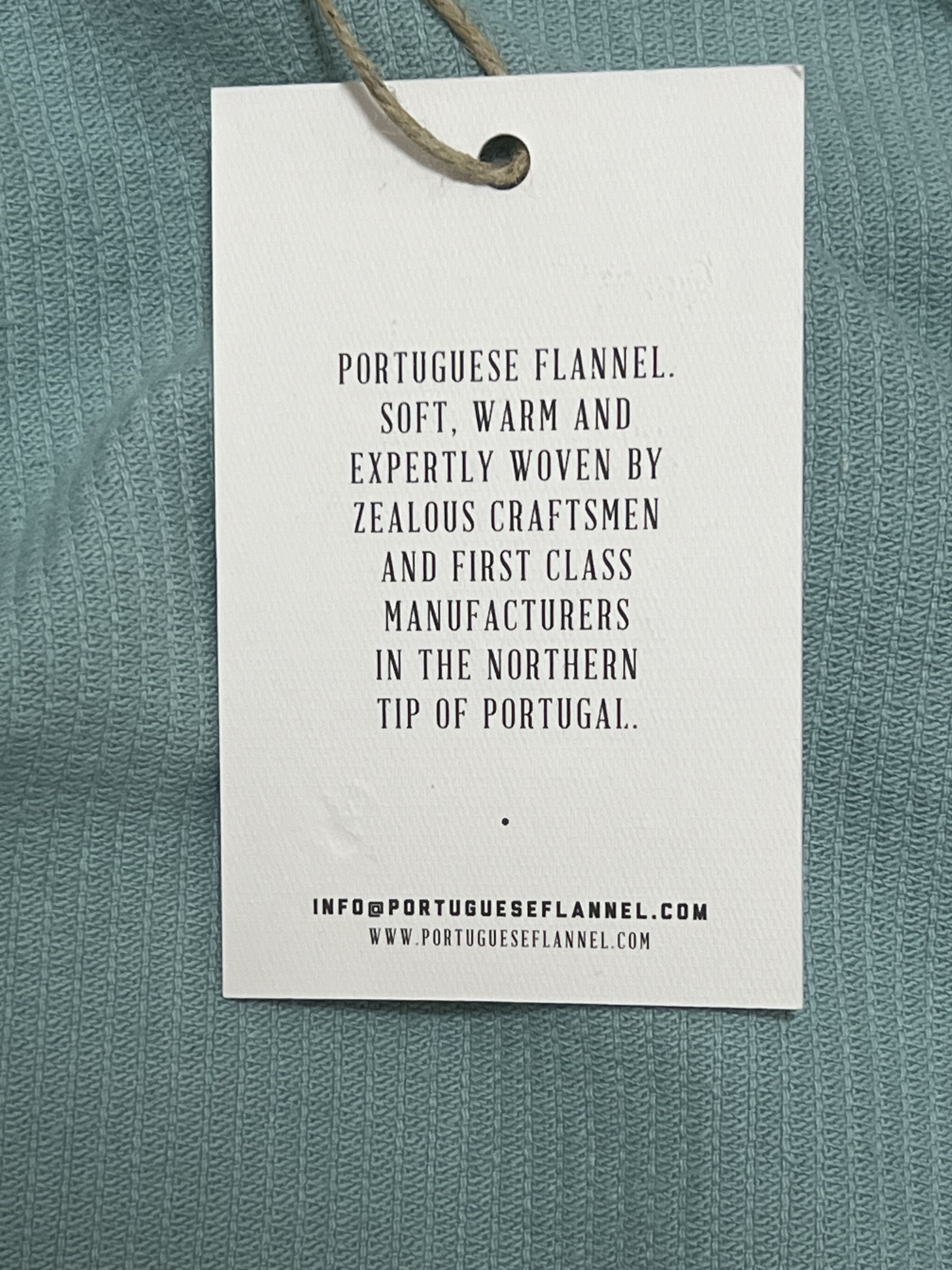 Portuguese Flannel 💚 Portuguese Flannel Lobo Shirt Turquoise Medium NEW Size US M / EU 48-50 / 2 - 14 Thumbnail