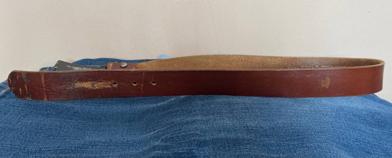 Levi's Vintage 70s Levi's Made In USA Leather Belt Size ONE SIZE - 4 Thumbnail