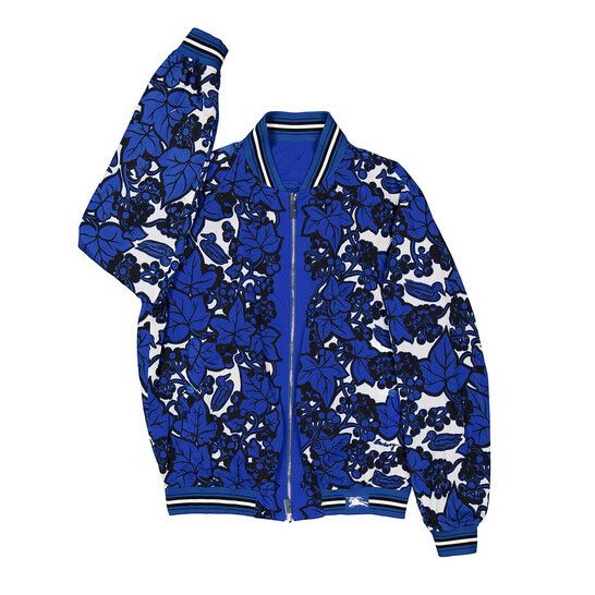 Burberry o1w1db10226 Reversible Ivy Print Bomber Jacket In Multicolor Size US L / EU 52-54 / 3 - 2 Thumbnail