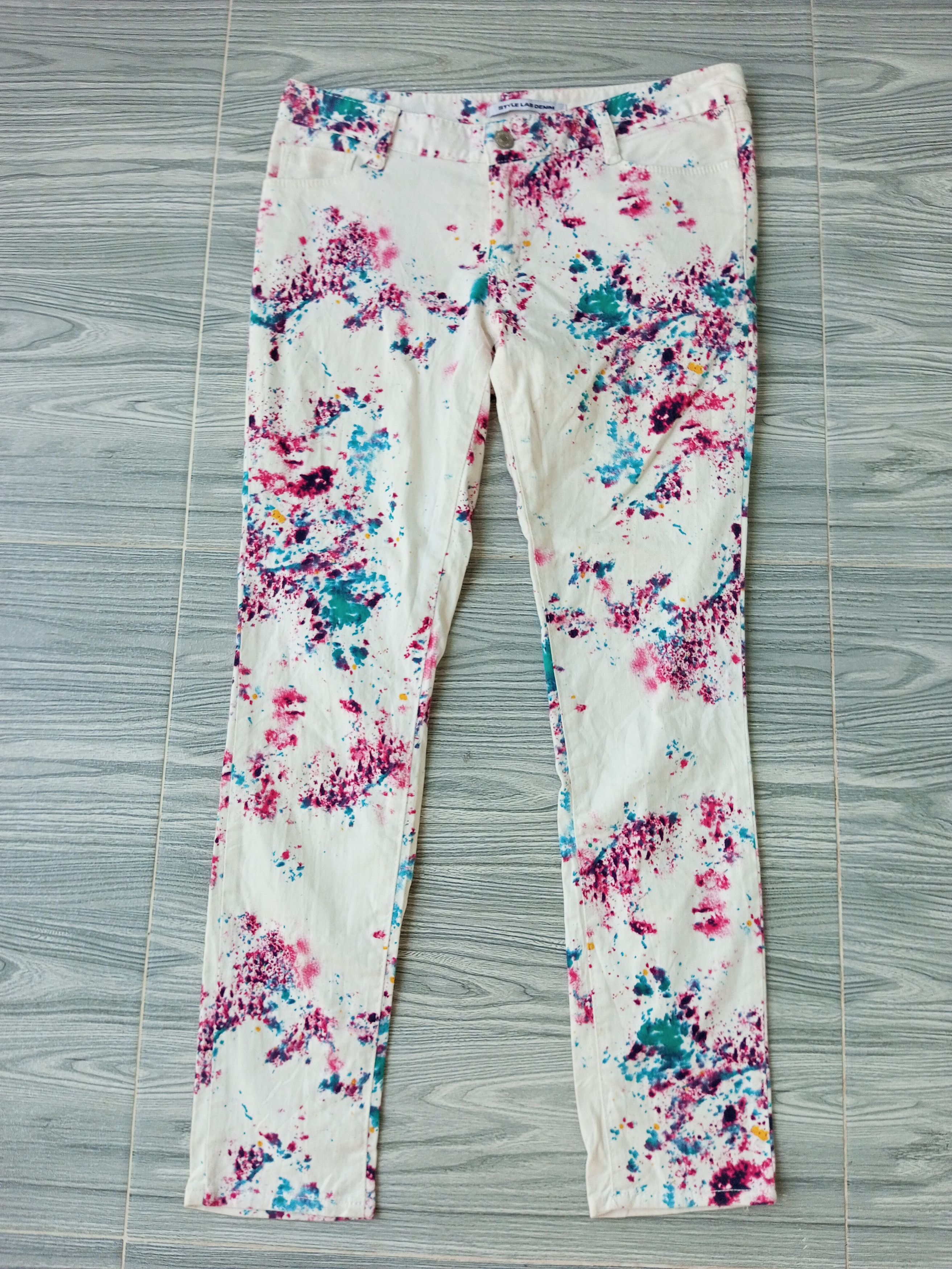 Japanese Brand Style Lab Denim Stretch Multi Colour Japanese Brand Size US 34 / EU 50 - 1 Thumbnail