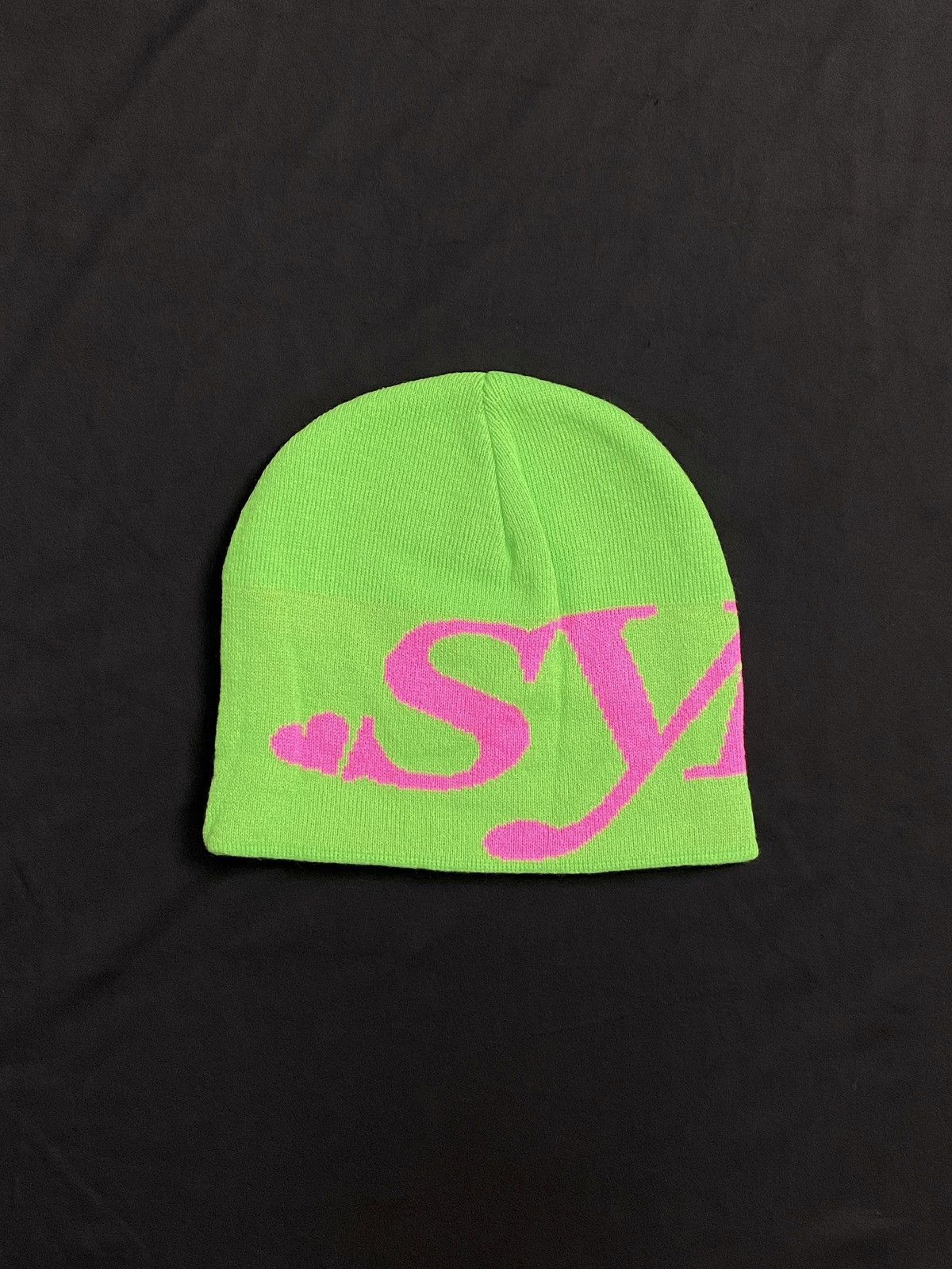 Japanese Brand Deadstock SYŃSORED Logo Blue No Cuff Knit Beanie OS Size ONE SIZE - 1 Thumbnail