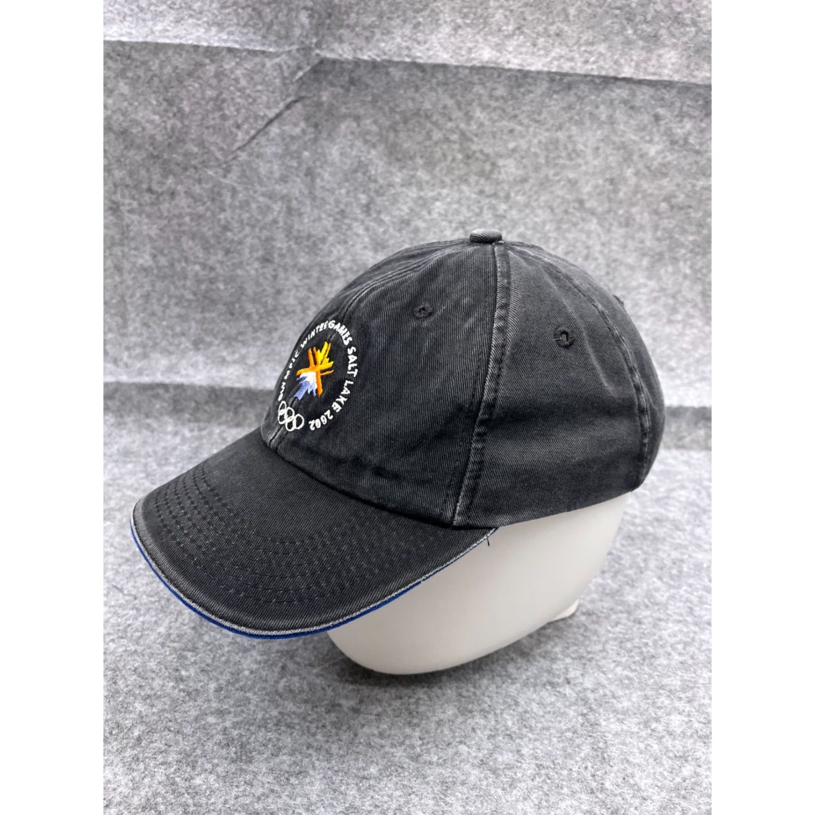 Vintage Olympic Winter Games Salt Lake 2002 Hat Cap StrapBack Adult One Size Gray Cotton Size ONE SIZE - 4 Thumbnail