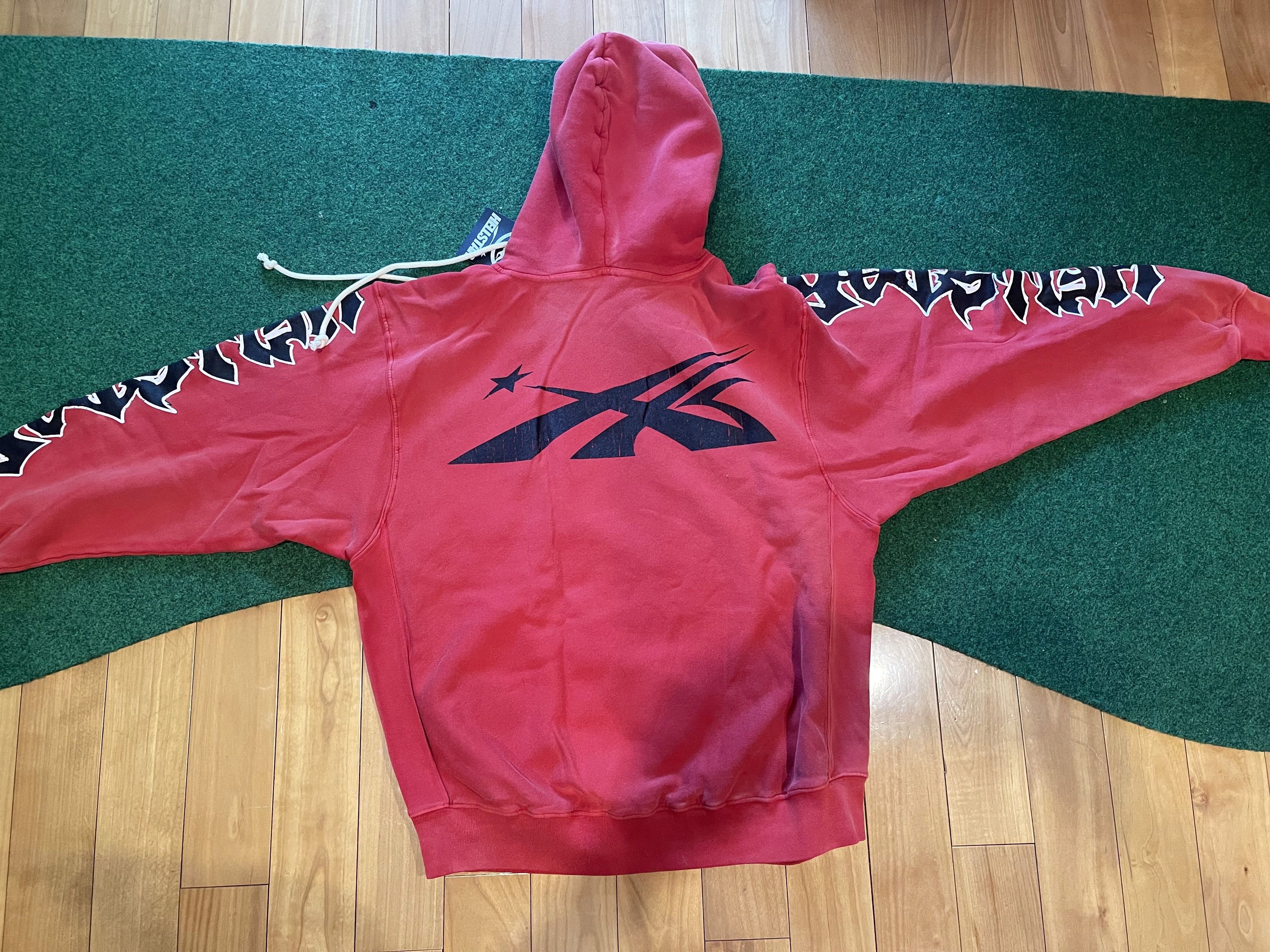 HELLSTAR Hellstar Skeleton Airbrushed Hoodie Red Size US L / EU 52-54 / 3 - 4 Thumbnail