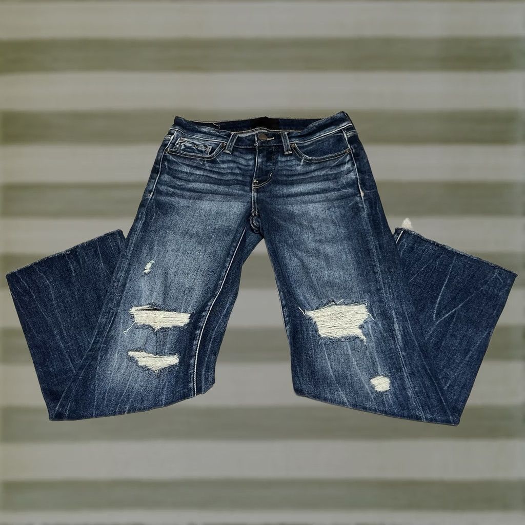 Buckle Black Buckle Black Fit No. 53 Straight Cropped Jeans Womens 27x27 27 Regular Blue Denim Jeans Size 27" / US 4 / IT 40 - 1 Thumbnail