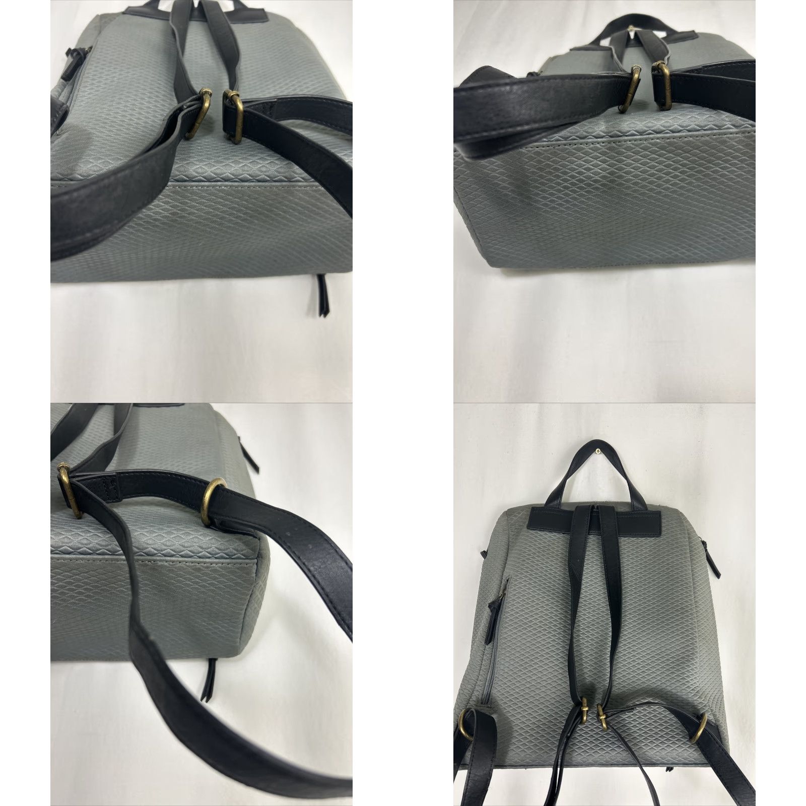 The Sak The Sak Elliott Lucca Olvera Backpack Gray Textured Medium Women Size ONE SIZE - 10 Thumbnail