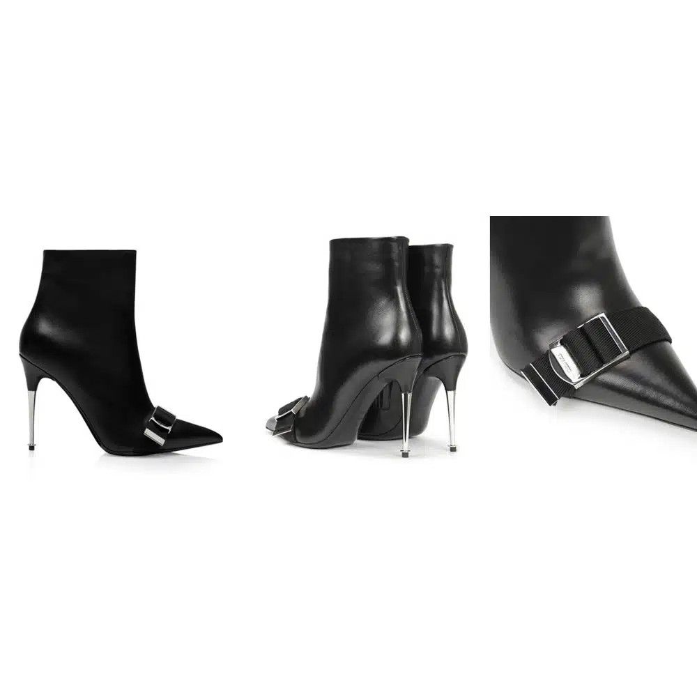 Tom Ford o1loc1c1124 W3288 Hi Heel Booties in Black Size US 8.5 / IT 38.5 - 4 Thumbnail