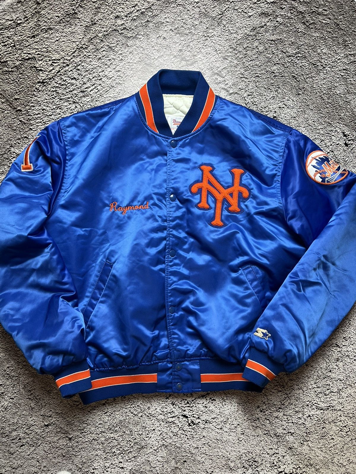 Starter VTG 90’s New York Mets MLB starter satin bomber jacket Size US L / EU 52-54 / 3 - 1 Thumbnail