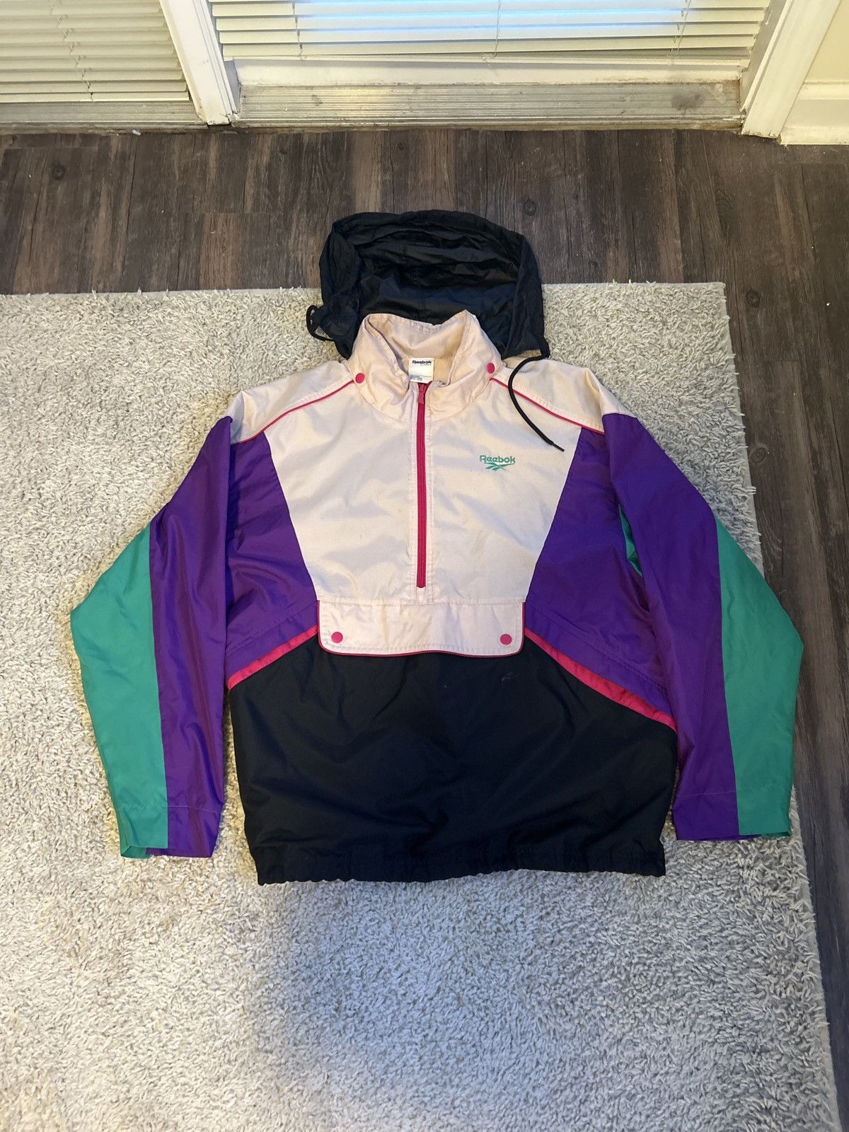 Reebok Reebok windbreak with a tuckable hood Size US M / EU 48-50 / 2 - 1 Thumbnail