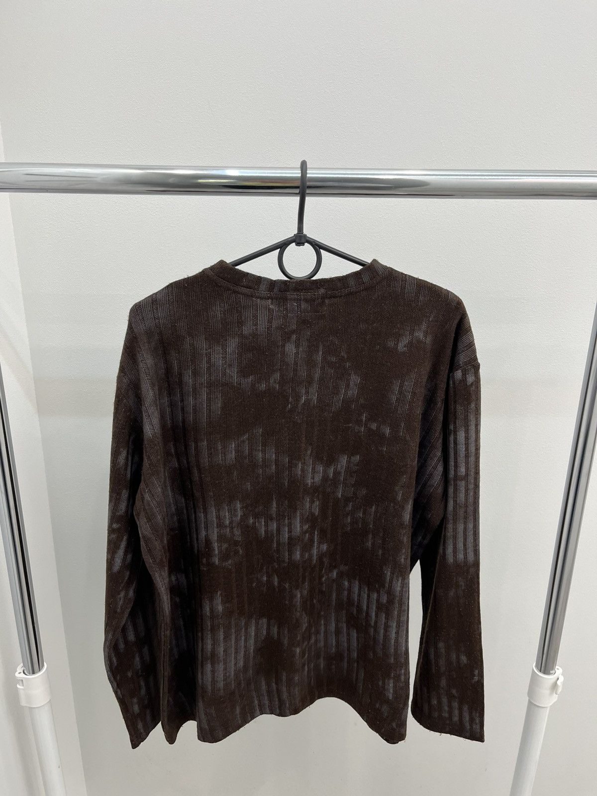 Moschino Vintage Moschino Jeans Y2K Tie Dye Peace Ribbed Knit Sweater Size US M / EU 48-50 / 2 - 3 Thumbnail
