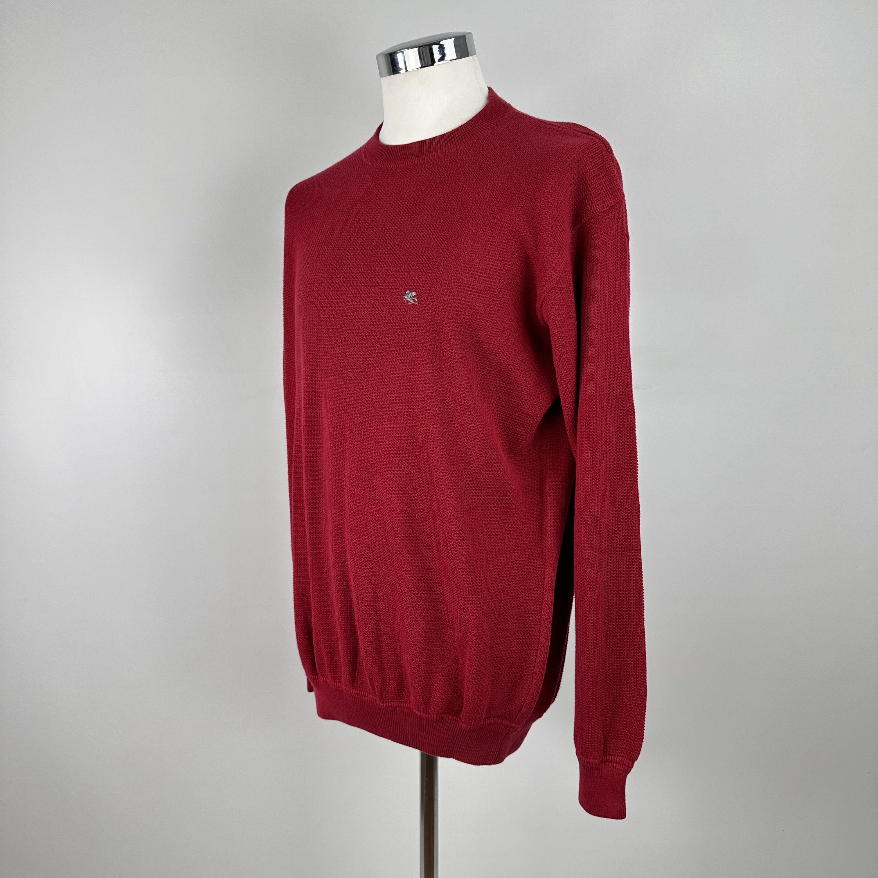 Etro Maglioncino Etro Milano Cotone Logo Ricamato – XL Size US XL / EU 56 / 4 - 8 Thumbnail