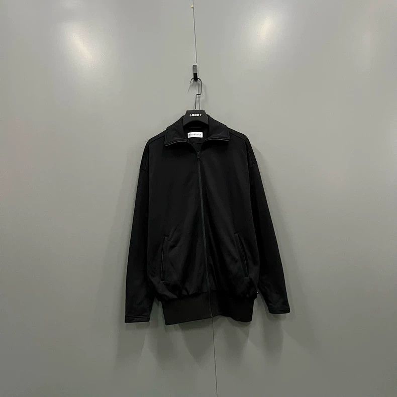 Balenciaga Balenciaga Black lapel zipper coat Size US M / EU 48-50 / 2 - 1 Thumbnail