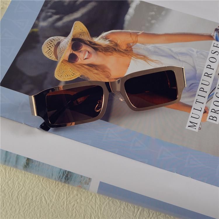 VIBE Hip-hop Street ins style custom avant-garde sunglasses Size ONE SIZE - 2 Thumbnail